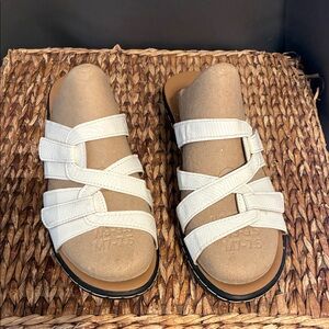 White Strappy Sandals